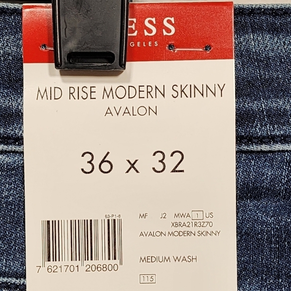 Guess Men's Avalon Modern Skinny Jeans - Picture 7 of 9